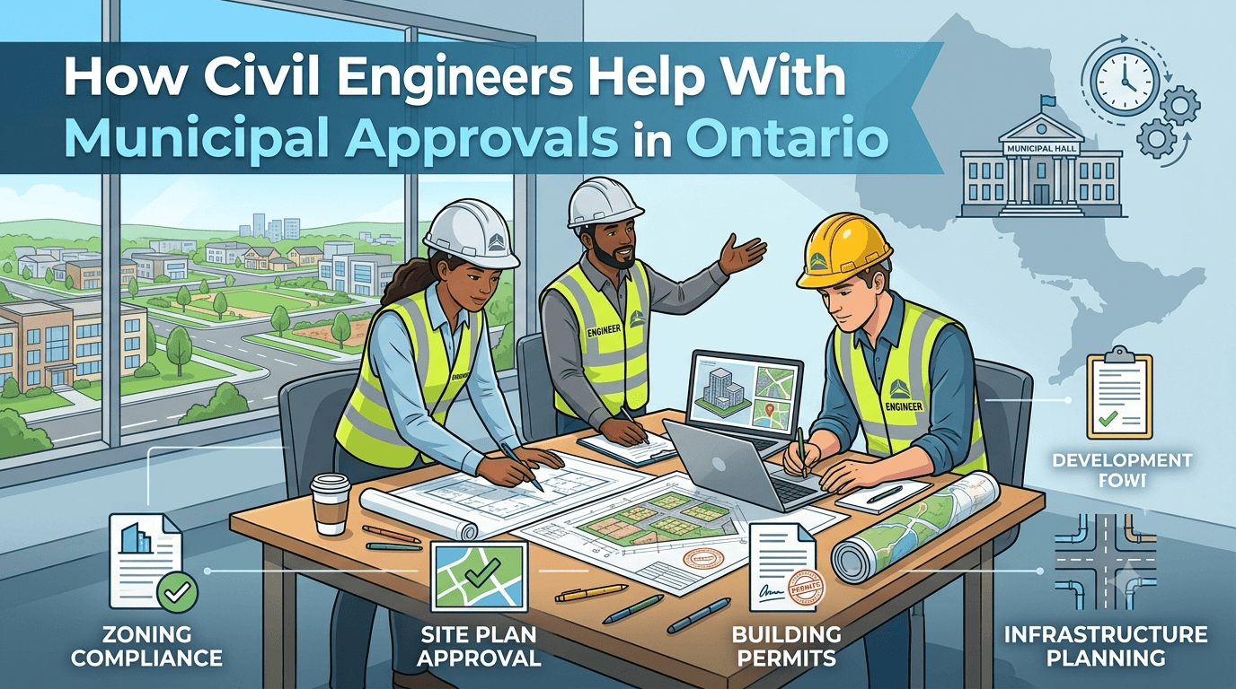 How Civil Engineers Help With Municipal Approvals in Ontario